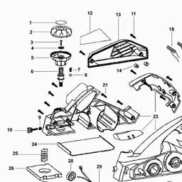 Black & Decker KW712 PLANER spare parts