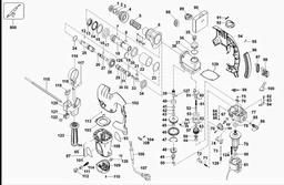 Black & Decker KD1001K ROTARY HAMMER spare parts