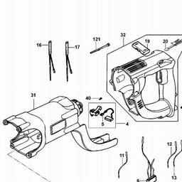 DeWalt D25203K spare parts