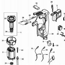 DeWalt D25304K spare parts