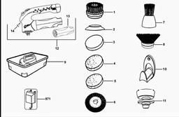 Black & Decker S600 SCUMBUSTER spare parts