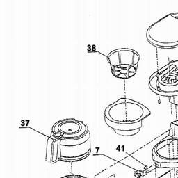 Black & Decker CM55 COFFEEMAKER spare parts