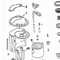 Black & Decker CM65 COFFEEMAKER spare parts
