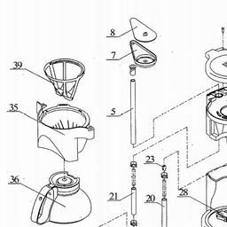 Black & Decker DCM50F COFFEEMAKER spare parts