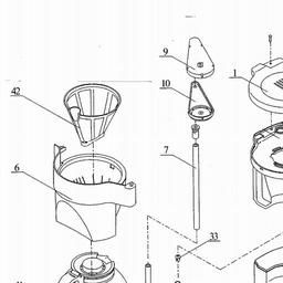 Black & Decker DCM70F COFFEEMAKER spare parts