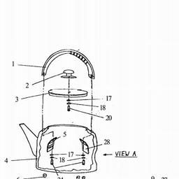 Black & Decker DK30 KETTLE spare parts