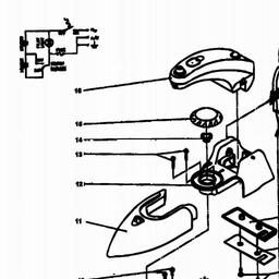 Black & Decker TI747 STEAM IRON spare parts