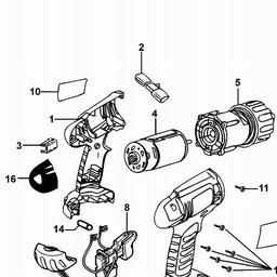 Black & Decker CD18C C'LESS DRILL/DRIVER spare parts