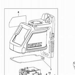DeWalt DW087K spare parts