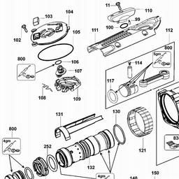 DeWalt D25840K spare parts