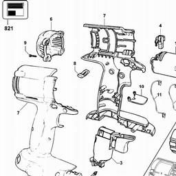 DeWalt DC988K spare parts