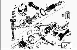 DeWalt DW493 spare parts