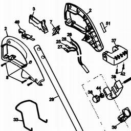 Black & Decker GH400 STRING TRIMMER spare parts