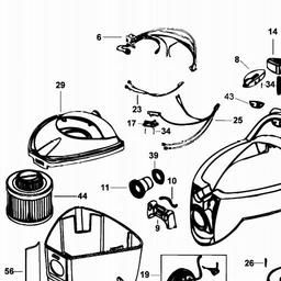 Black & Decker VM675 VACUUM CLEANER spare parts