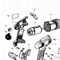 Black & Decker CD112CE C'LESS DRILL/DRIVER spare parts