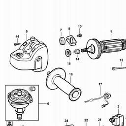 Black & Decker FG005 ANGLE GRINDER spare parts