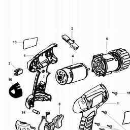 Black & Decker AST12XC CORDLESS DRILL spare parts