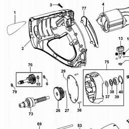 Black & Decker KR999CK HAMMER DRILL spare parts