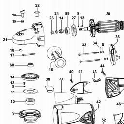 Black & Decker KG2300 ANGLE GRINDER spare parts