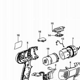 Black & Decker HP126F CORDLESS DRILL spare parts