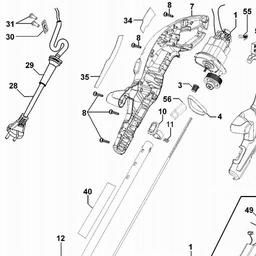 Black & Decker GL716 STRING TRIMMER spare parts