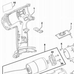 DeWalt DC750 spare parts