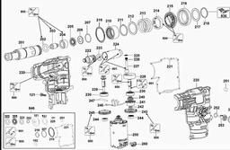 DeWalt DC222K spare parts