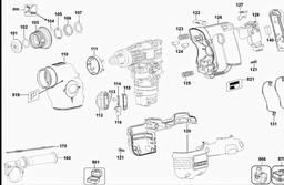 DeWalt DC213KL spare parts