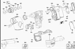 DeWalt DC212K spare parts