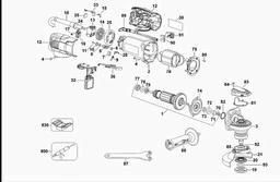 DeWalt D28117 spare parts