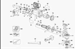 DeWalt D28135 spare parts