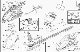Black & Decker GT480 HEDGETRIMMER spare parts