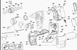 DeWalt DC232K spare parts
