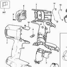 DeWalt DC920K spare parts