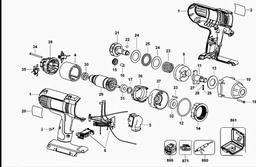 DeWalt DC800 spare parts