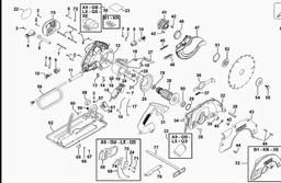 DeWalt D23620 spare parts