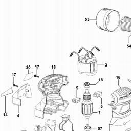 Black & Decker XTA71 PALM GRIP SANDER spare parts