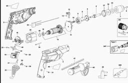 Black & Decker KR702 HAMMER DRILL spare parts