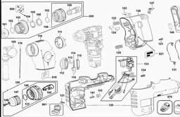 DeWalt DC234K spare parts
