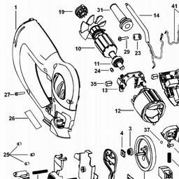 Black & Decker HS600K JIGSAW spare parts