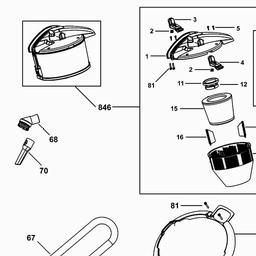 Black & Decker VN2000 VACUUM CLEANER spare parts
