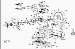 DeWalt D28715 spare parts