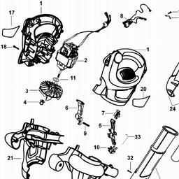 Black & Decker GW350 BLOWVAC spare parts