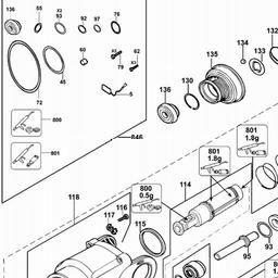 DeWalt D25113K spare parts