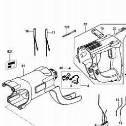 DeWalt D25213K spare parts