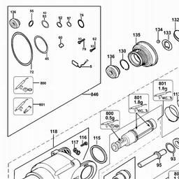 DeWalt D25313K spare parts