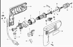 Black & Decker 7153 DRILL spare parts