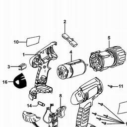 Black & Decker CD14C CORDLESS DRILL spare parts