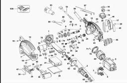 DeWalt D26480 spare parts