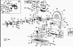 DeWalt D28715 spare parts